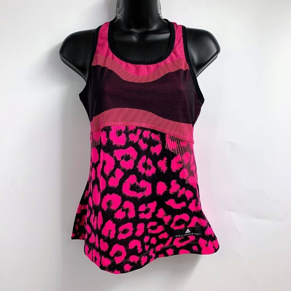 Adidas Stella McCartney Women's Court Animal Print Tank Top Size S